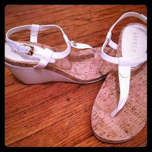 SHOES! SHOES! SHOES! Ralph Lauren thong wedges